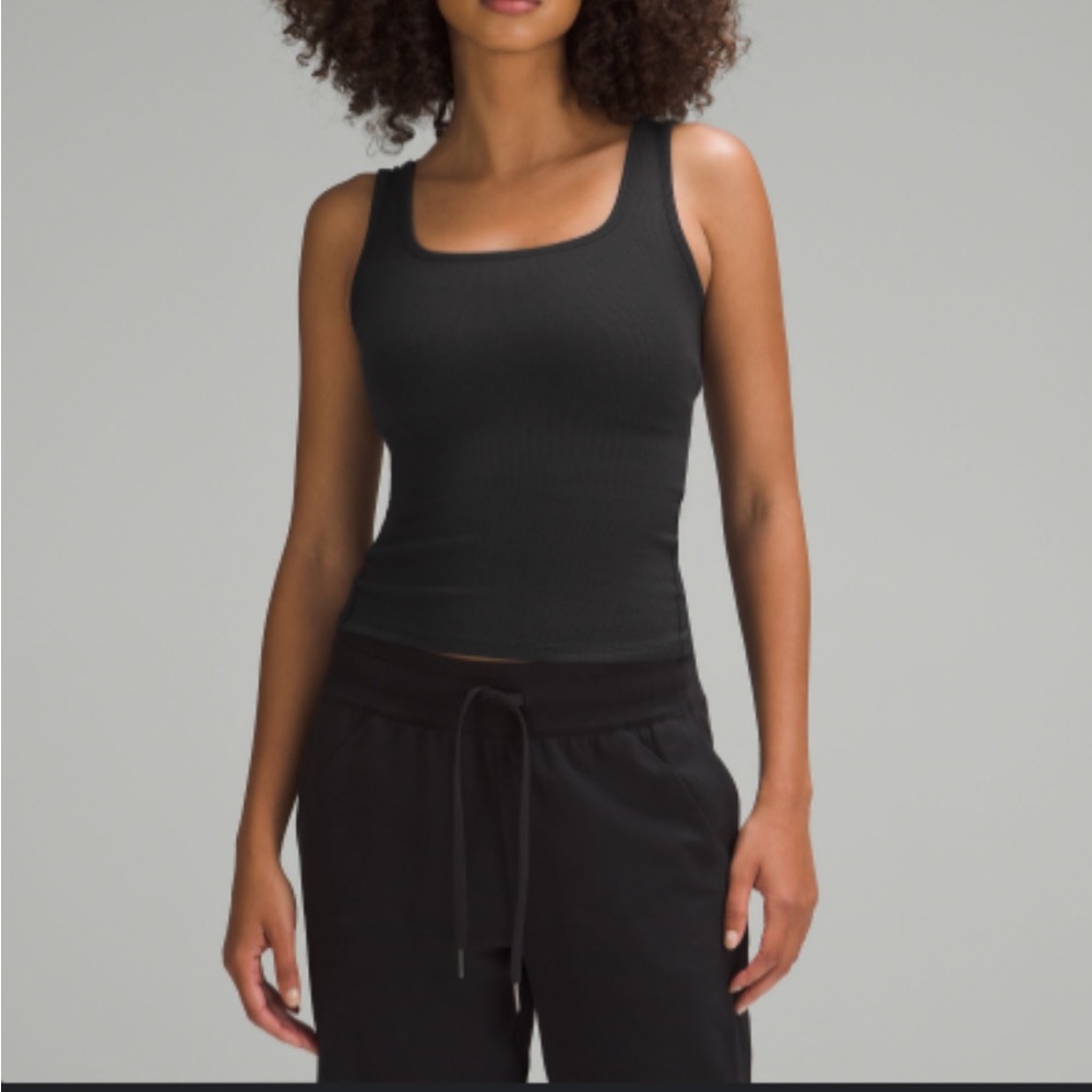 Hold tight square neck tank top